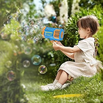 Magical bubble Gun for kids 80 Holes - مسدس فقاعات سحري للأطفال بـ 80 فتحة
