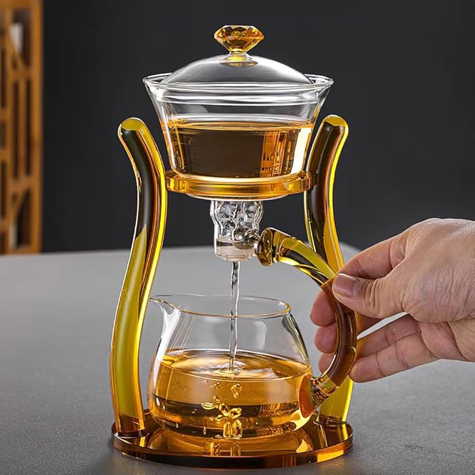 Resistant Tea Set, Semi-Automatic Glass Teapot