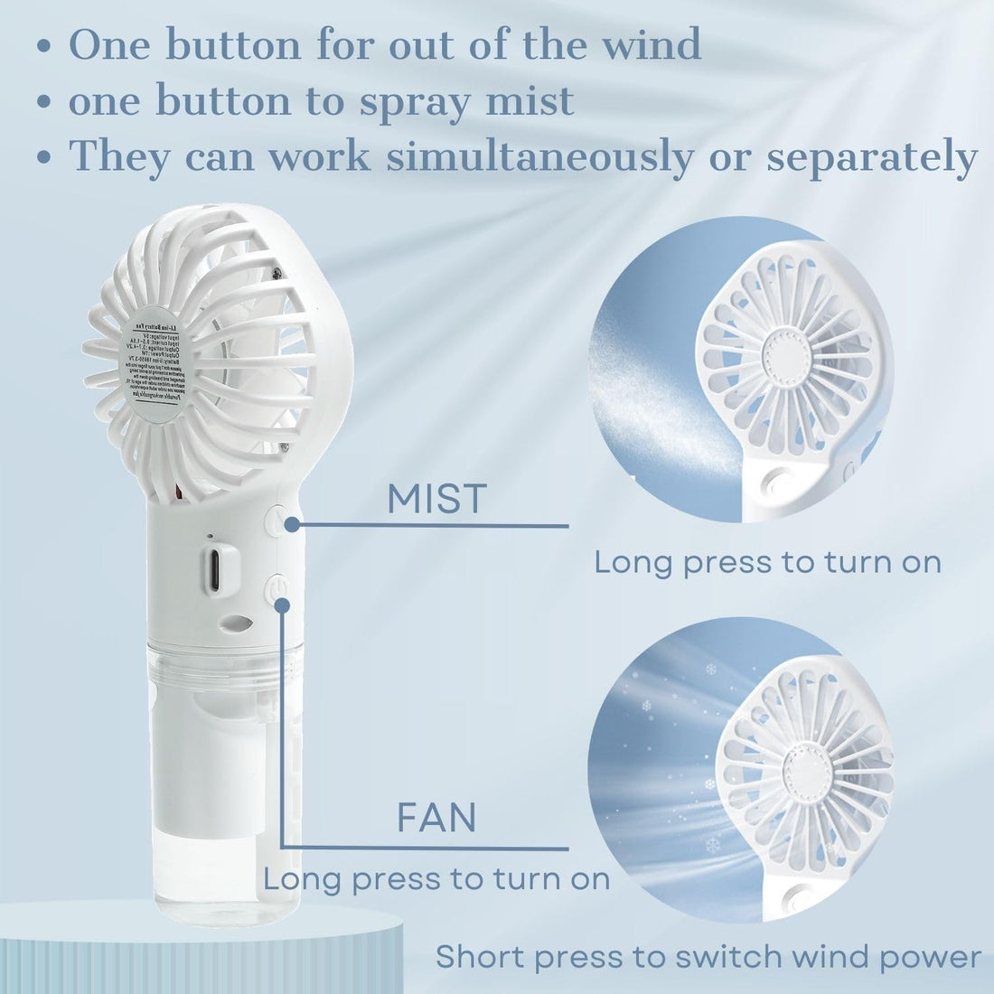 handheld spray fan