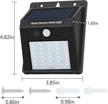 Solar motion sensor light