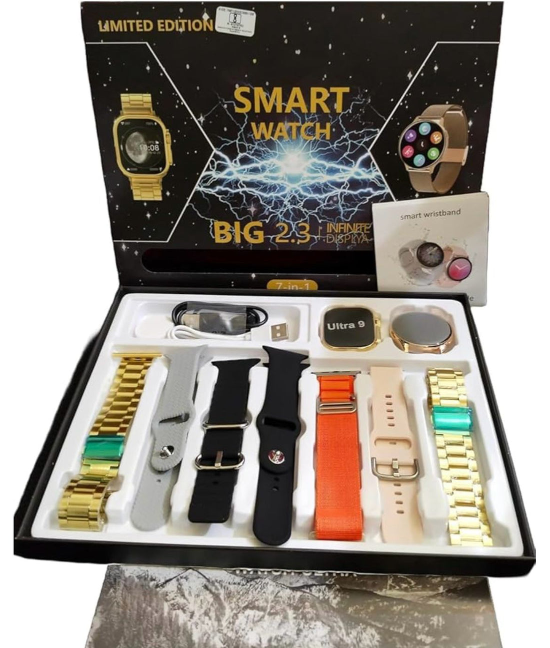 7 in 1 Gold Ultra Watch