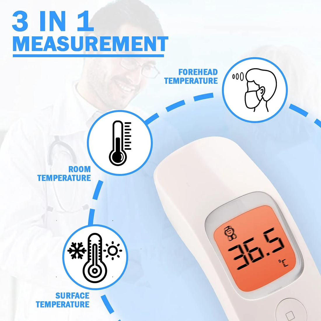 Digital Forehead Thermometer - ميزان حرارة رقمي للجبهة